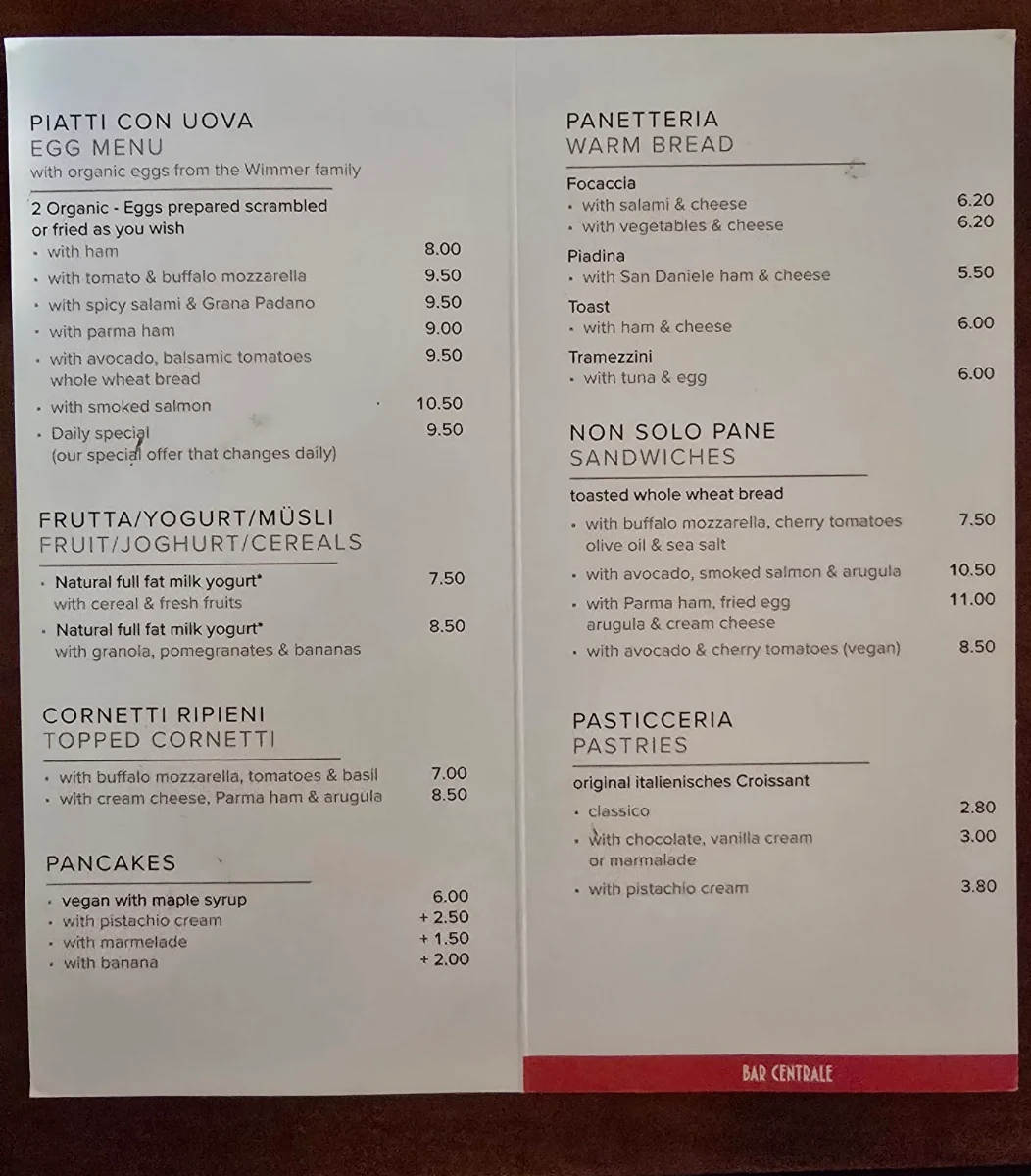 Speisekarte photo 2