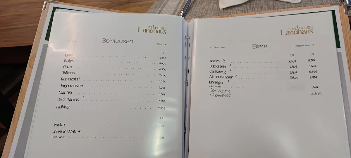 Speisekarte photo 1
