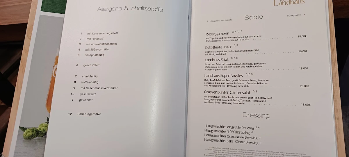 Speisekarte photo 2