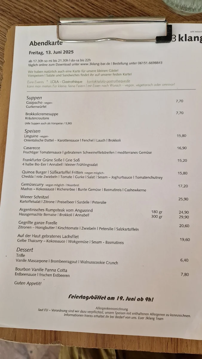 Speisekarte photo 2