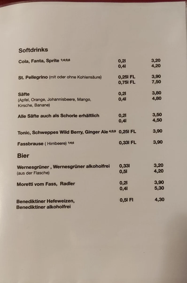 Speisekarte photo 4
