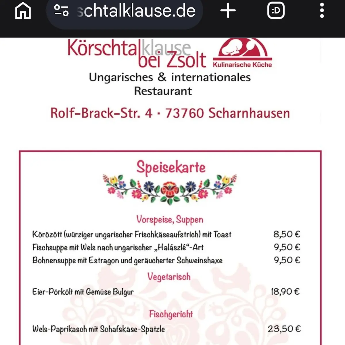 Speisekarte photo 6
