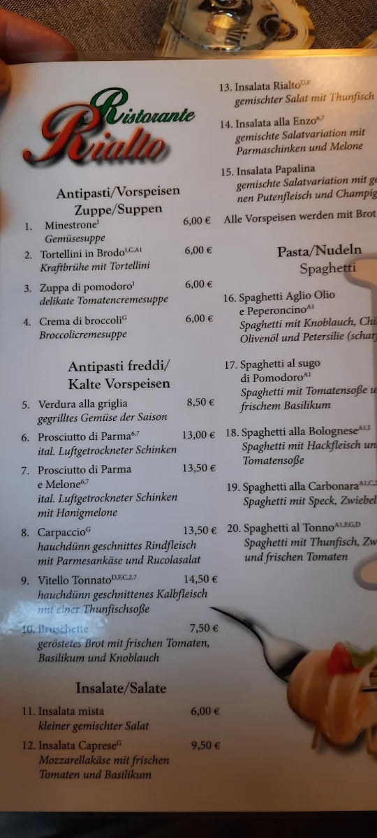 Speisekarte photo 1