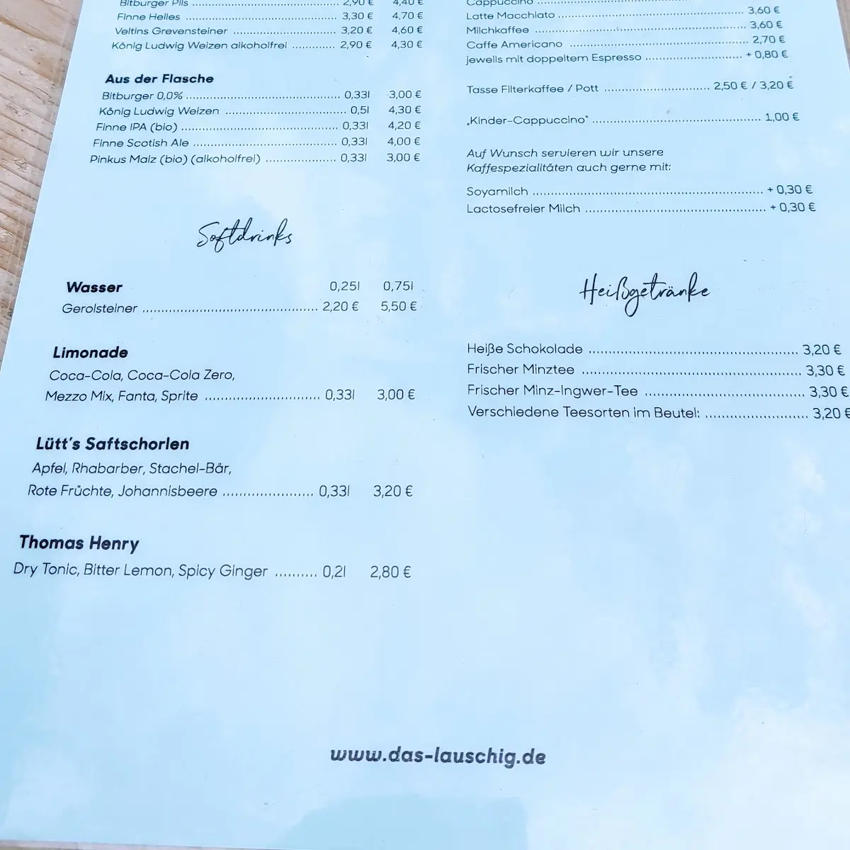 Speisekarte photo 4