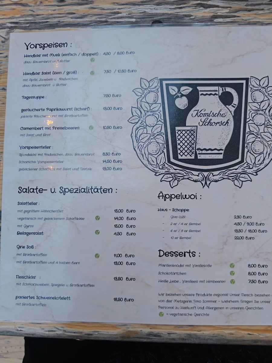 Speisekarte photo 1