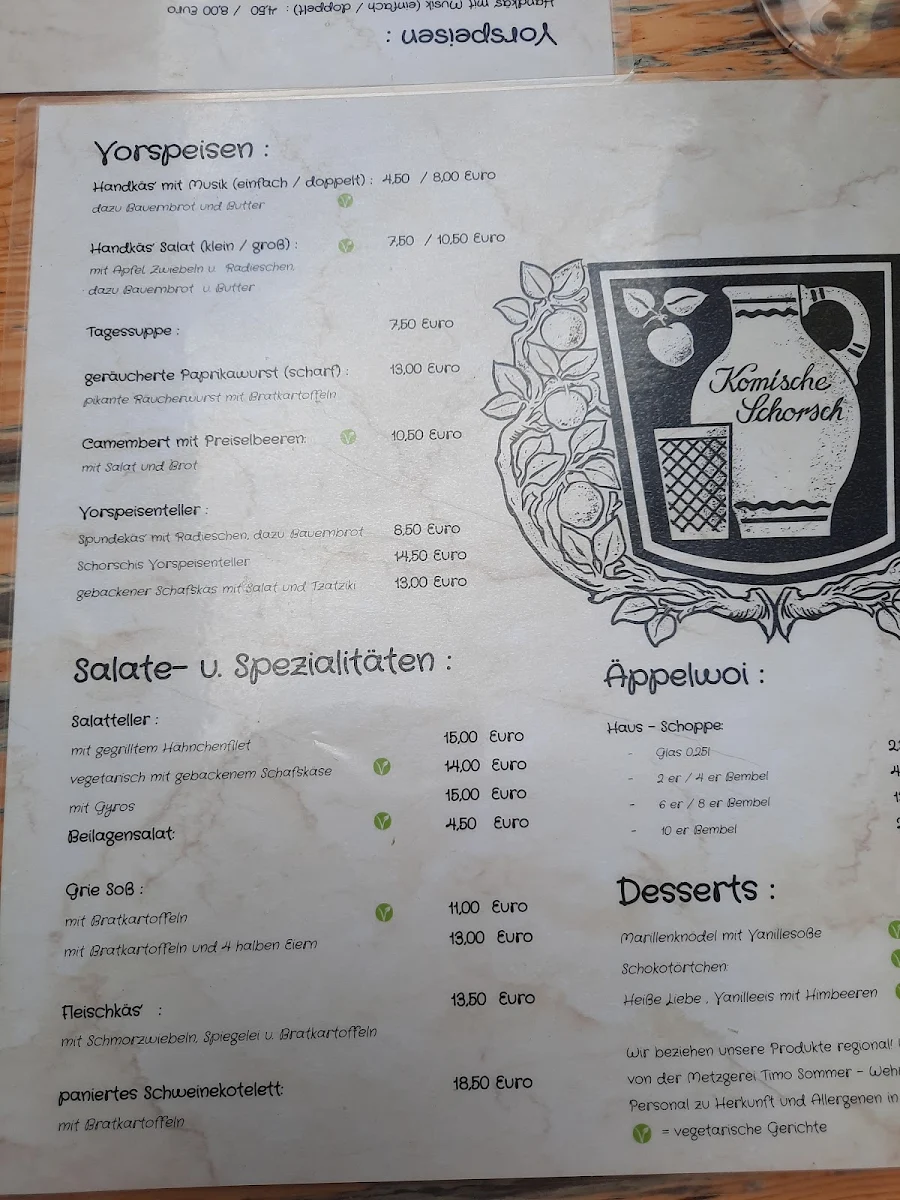 Speisekarte photo 2