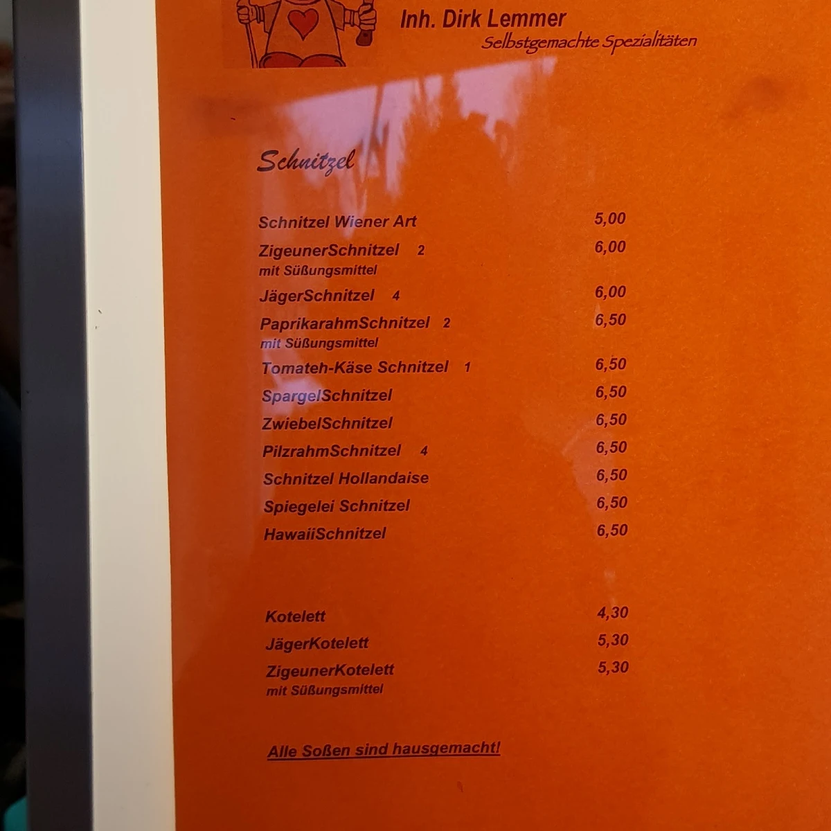 Speisekarte photo 2