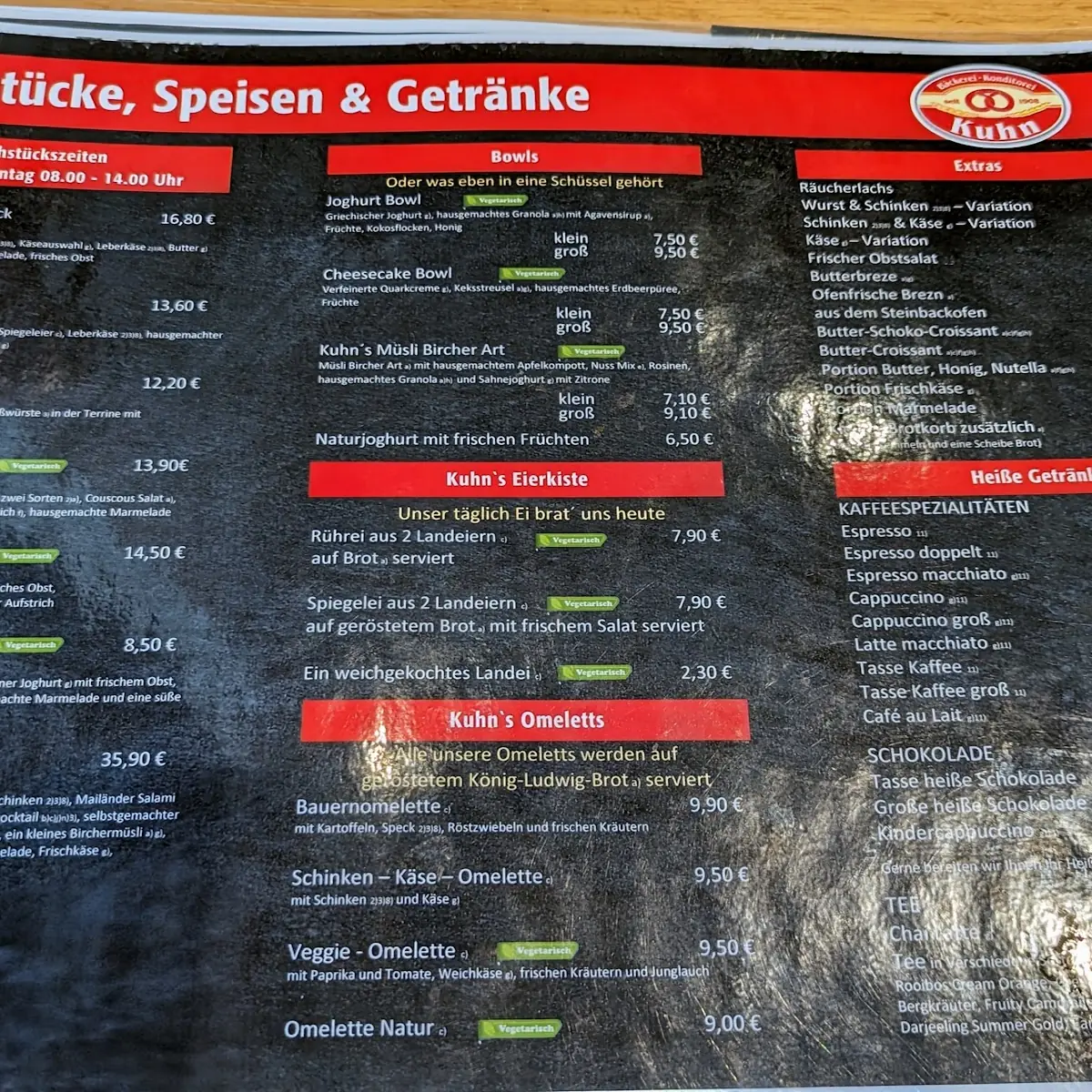 Speisekarte photo 3