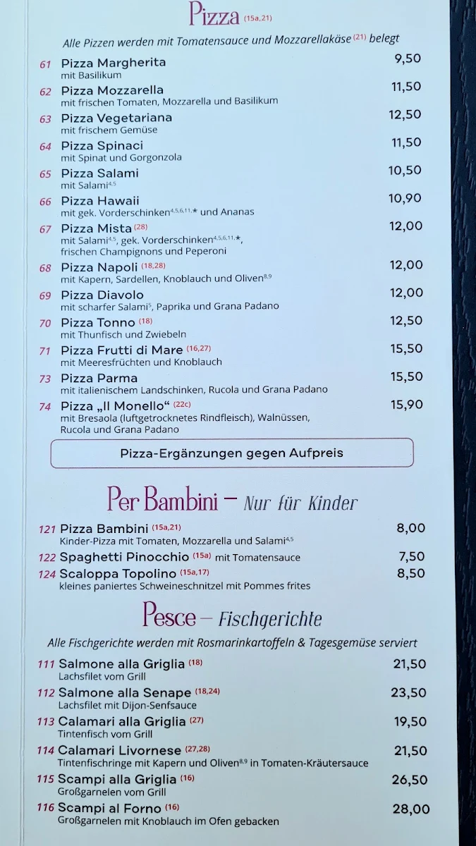 Speisekarte photo 2