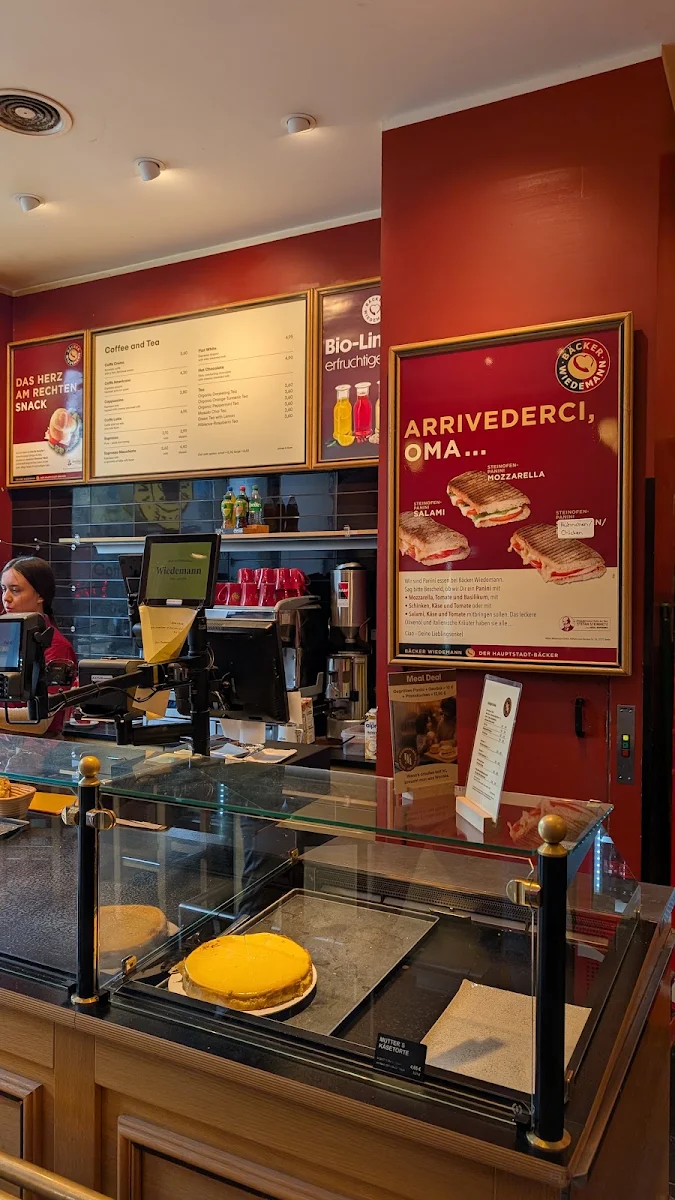 Speisekarte, Bäcker Wiedemann – Bäckerei Brandenburger Tor