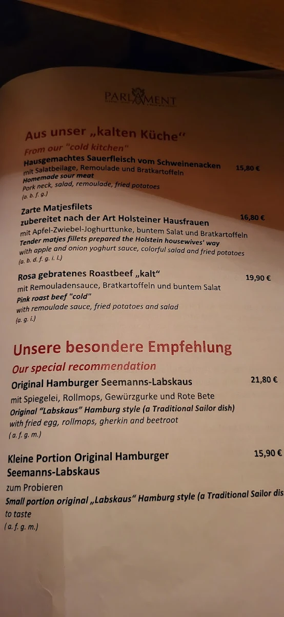 Speisekarte photo 4