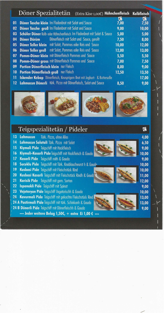 Speisekarte photo 3