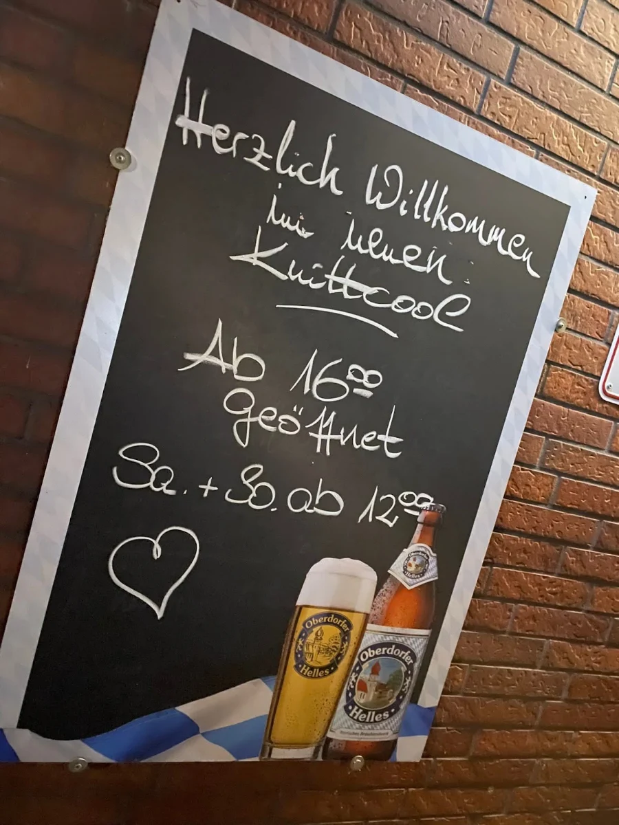 Speisekarte, Gasthaus Knittcool