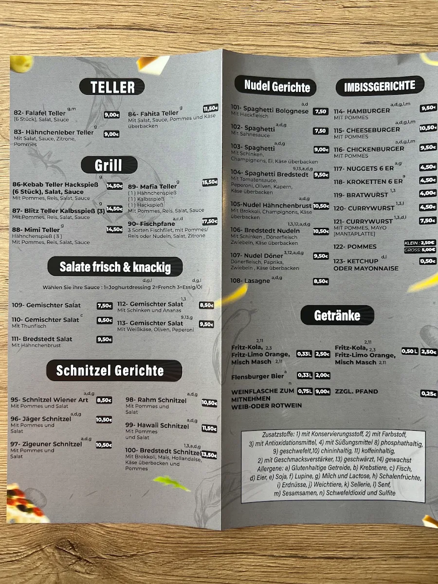 Speisekarte photo 2