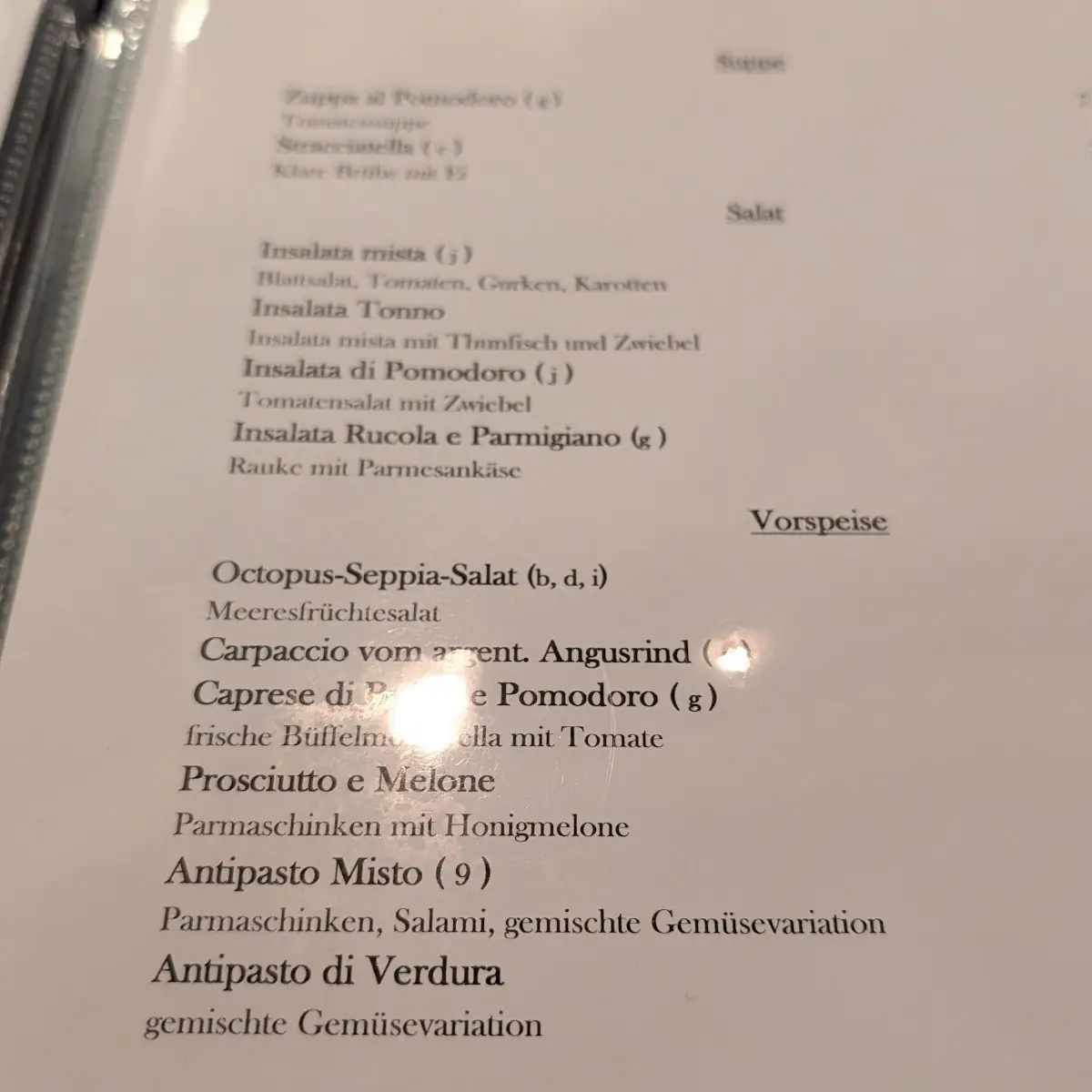 Speisekarte photo 3