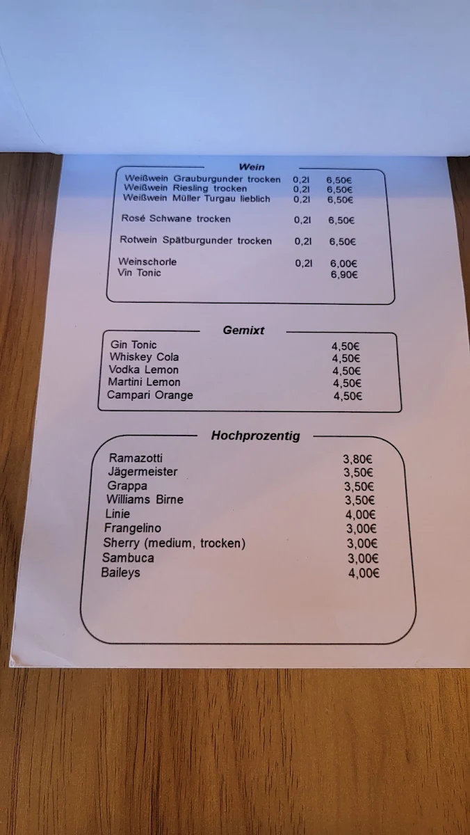 Speisekarte photo 4