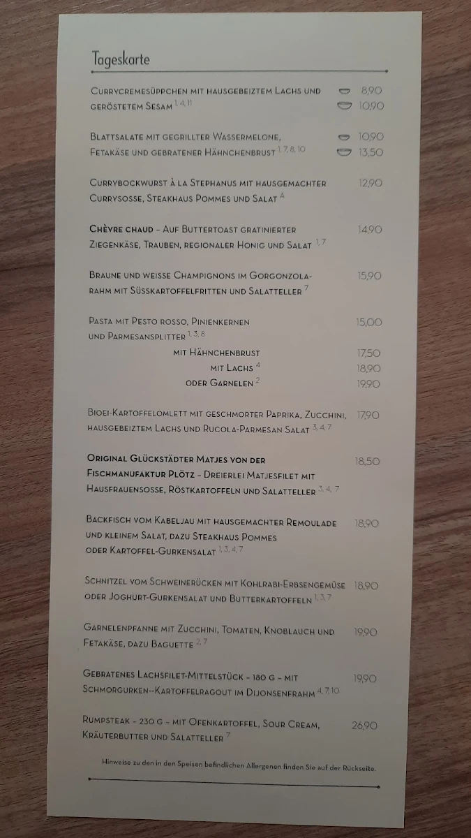Speisekarte photo 3