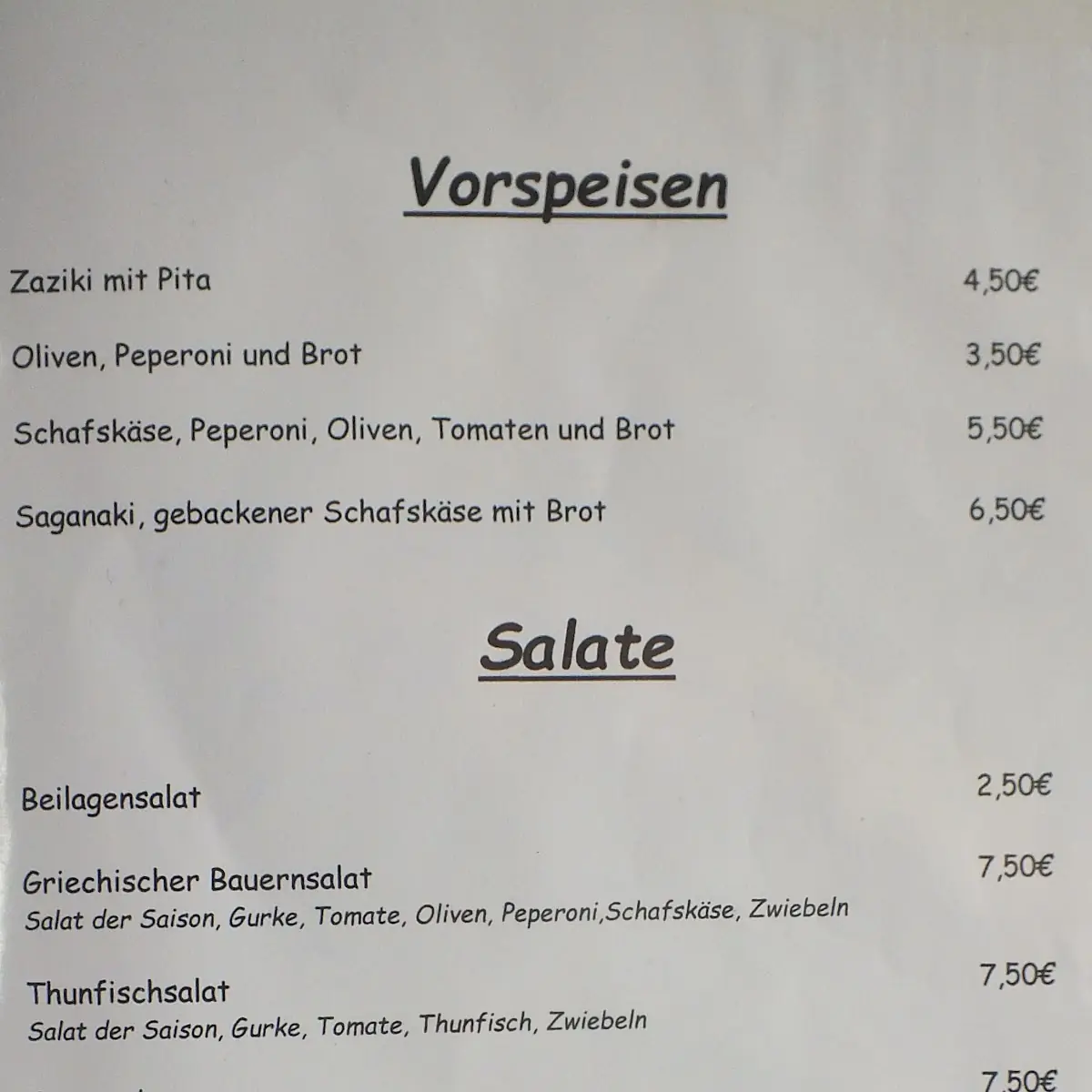Speisekarte photo 5