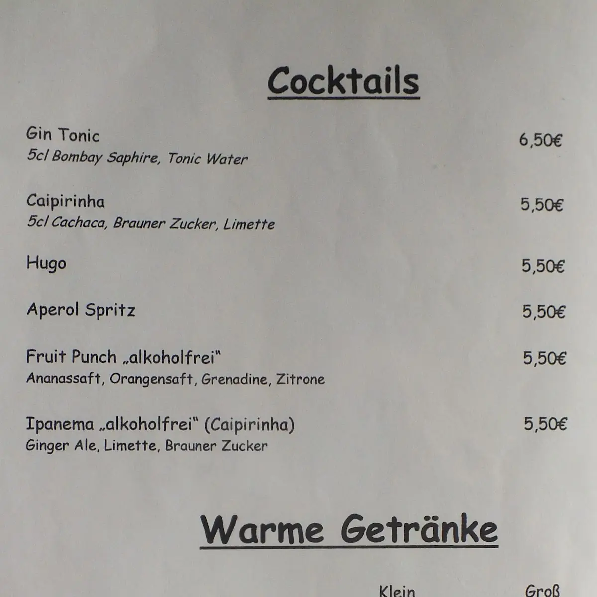 Speisekarte photo 7
