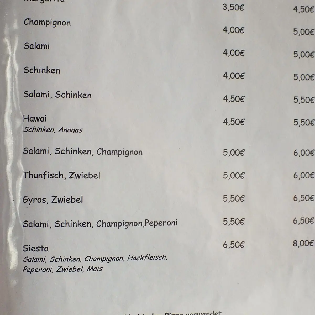 Speisekarte photo 9