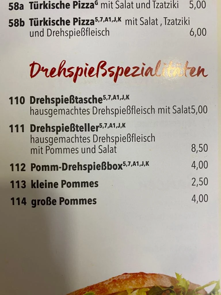 Speisekarte photo 6