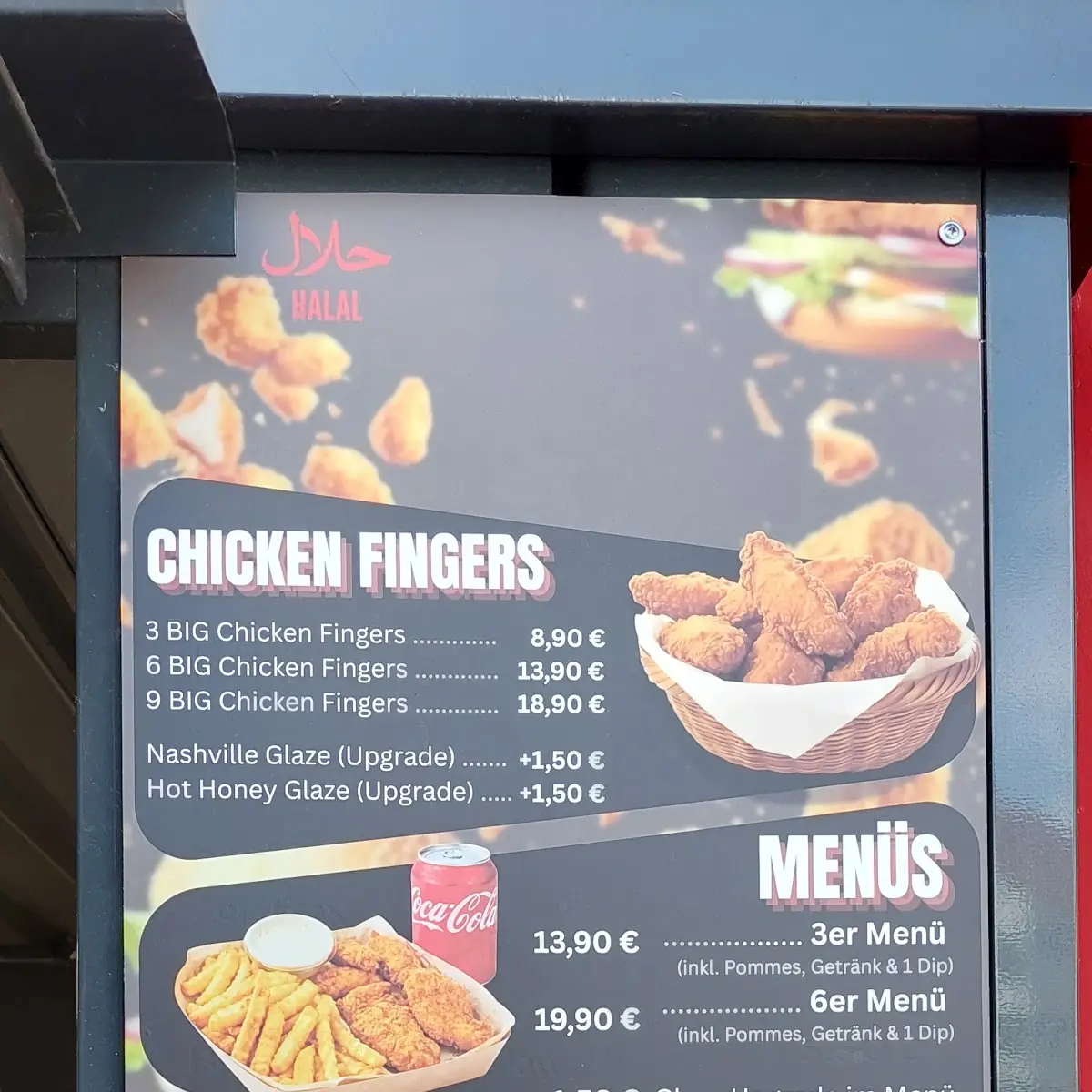 Speisekarte, FriedChicks