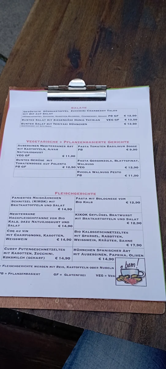 Speisekarte photo 1