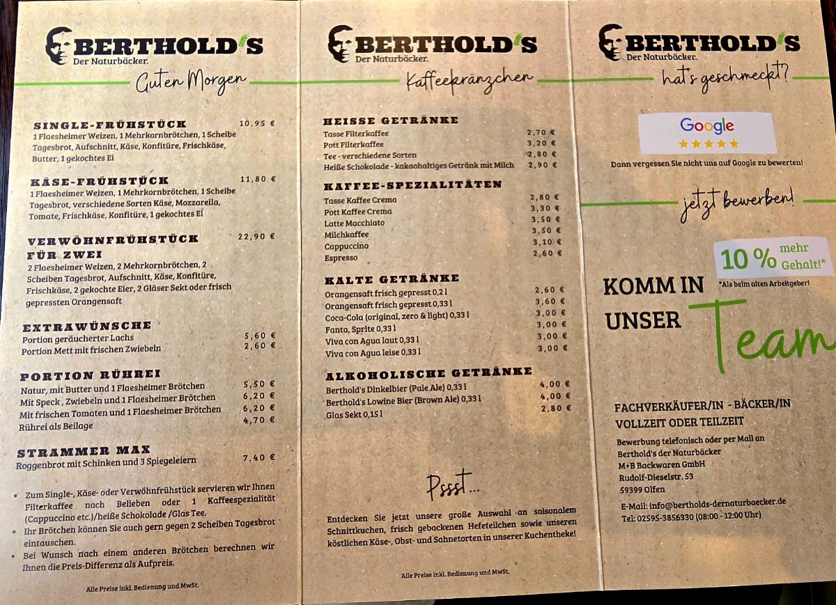 Speisekarte photo 1