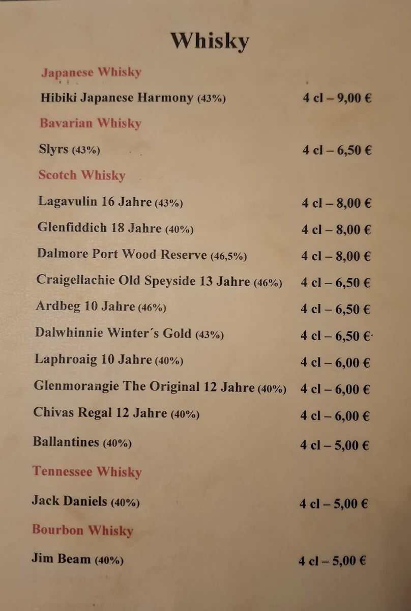 Speisekarte photo 1