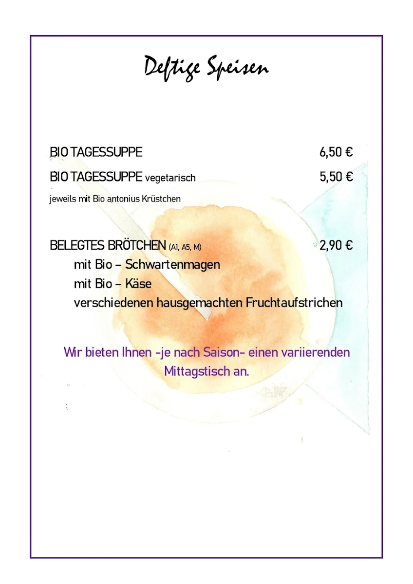Speisekarte photo 5