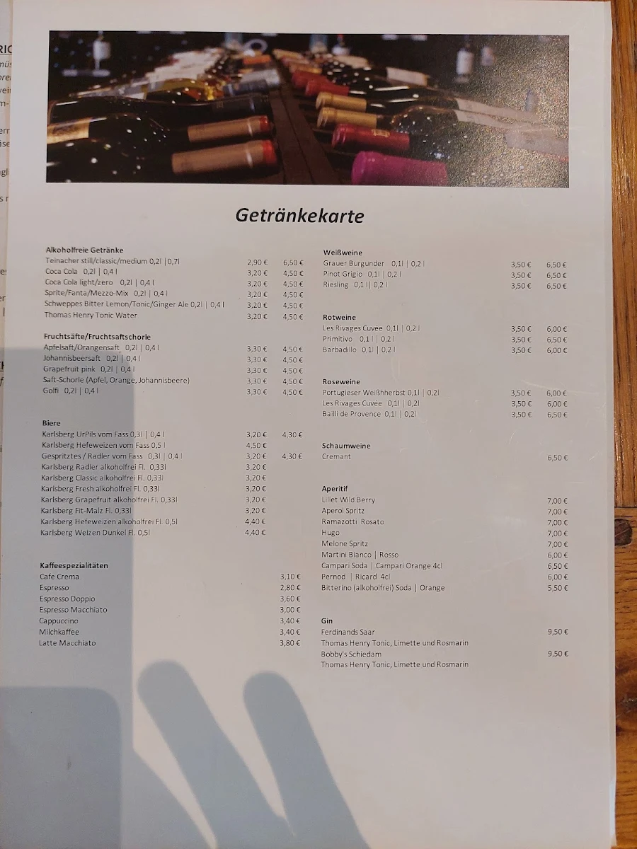 Speisekarte photo 5