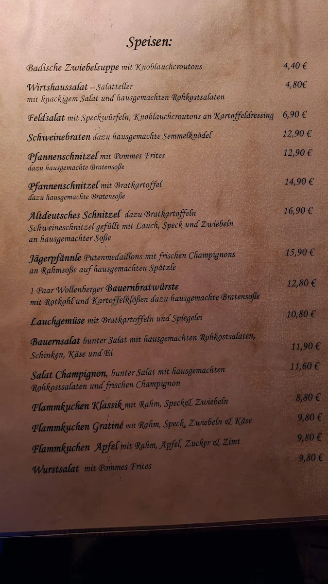 Speisekarte photo 5