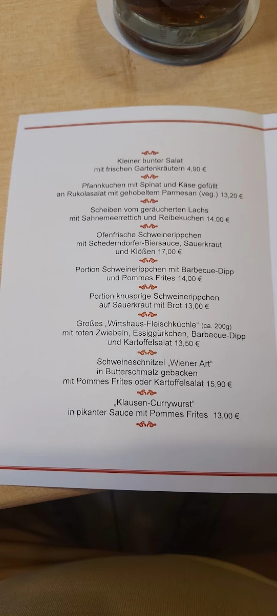 Speisekarte photo 2