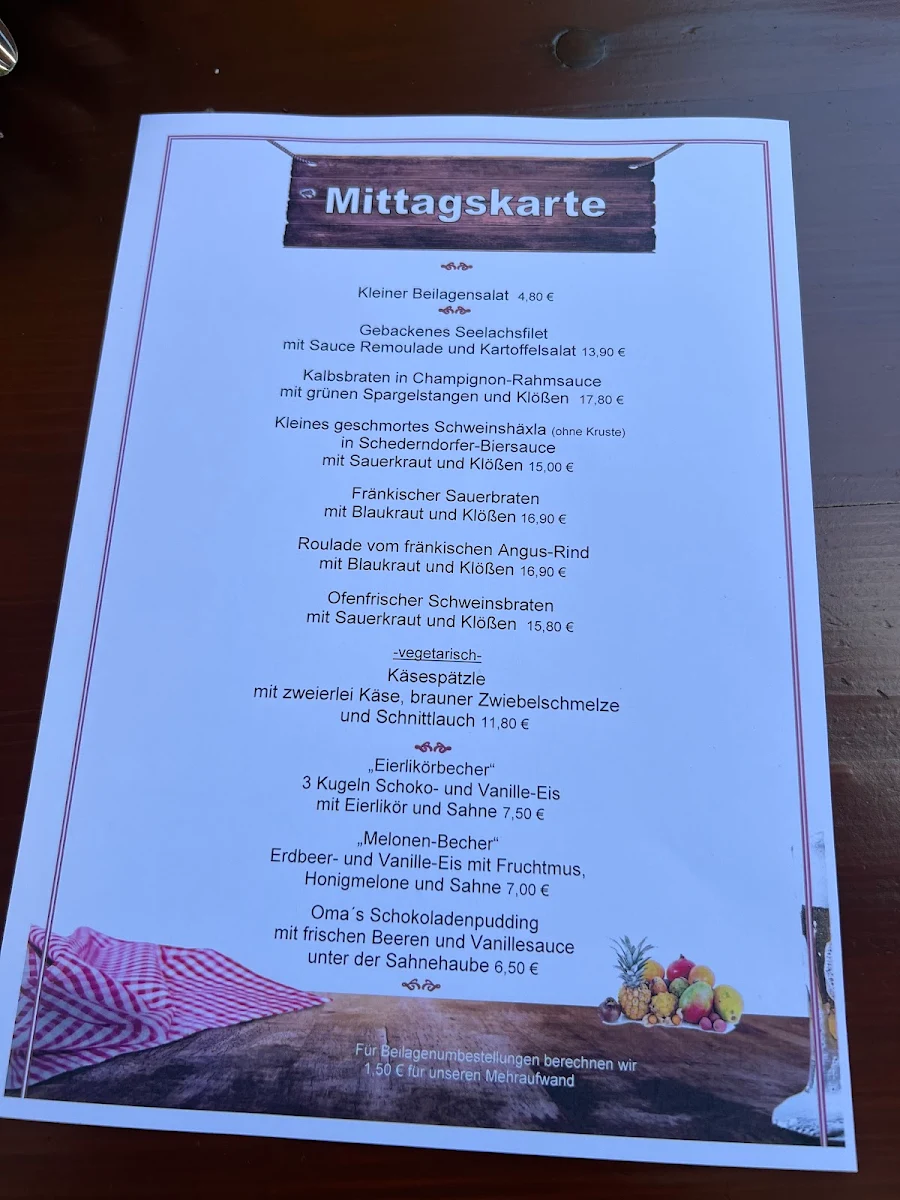 Speisekarte photo 3