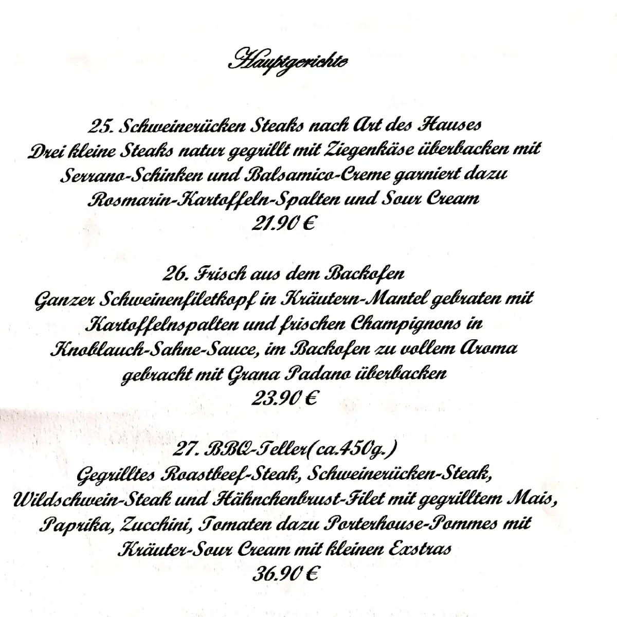 Speisekarte photo 3