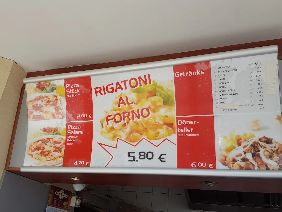 Speisekarte, Lokanta