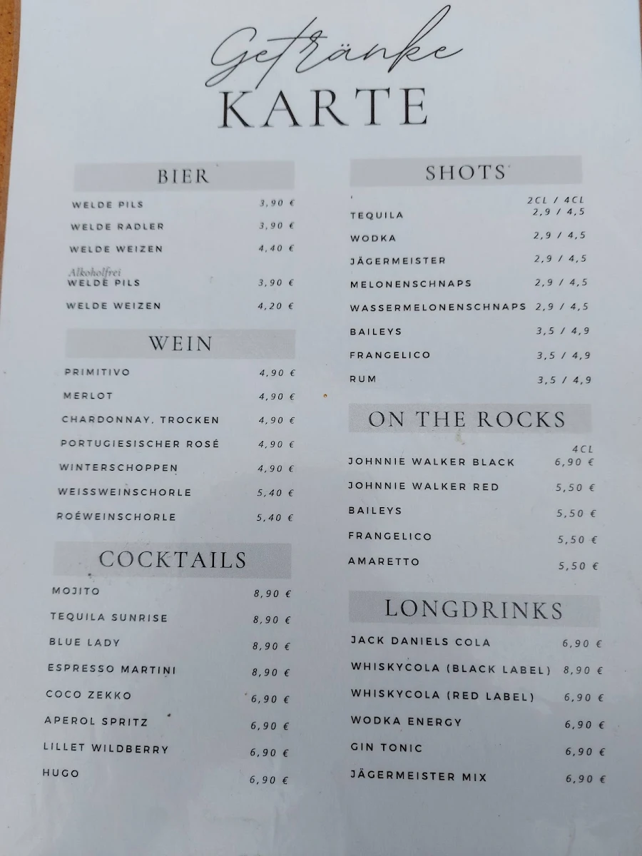 Speisekarte photo 3