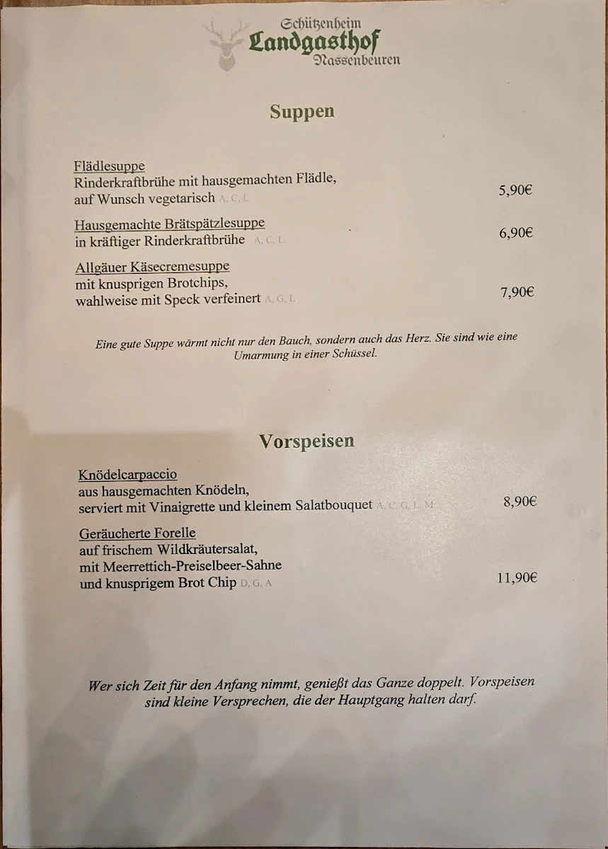 Speisekarte photo 1