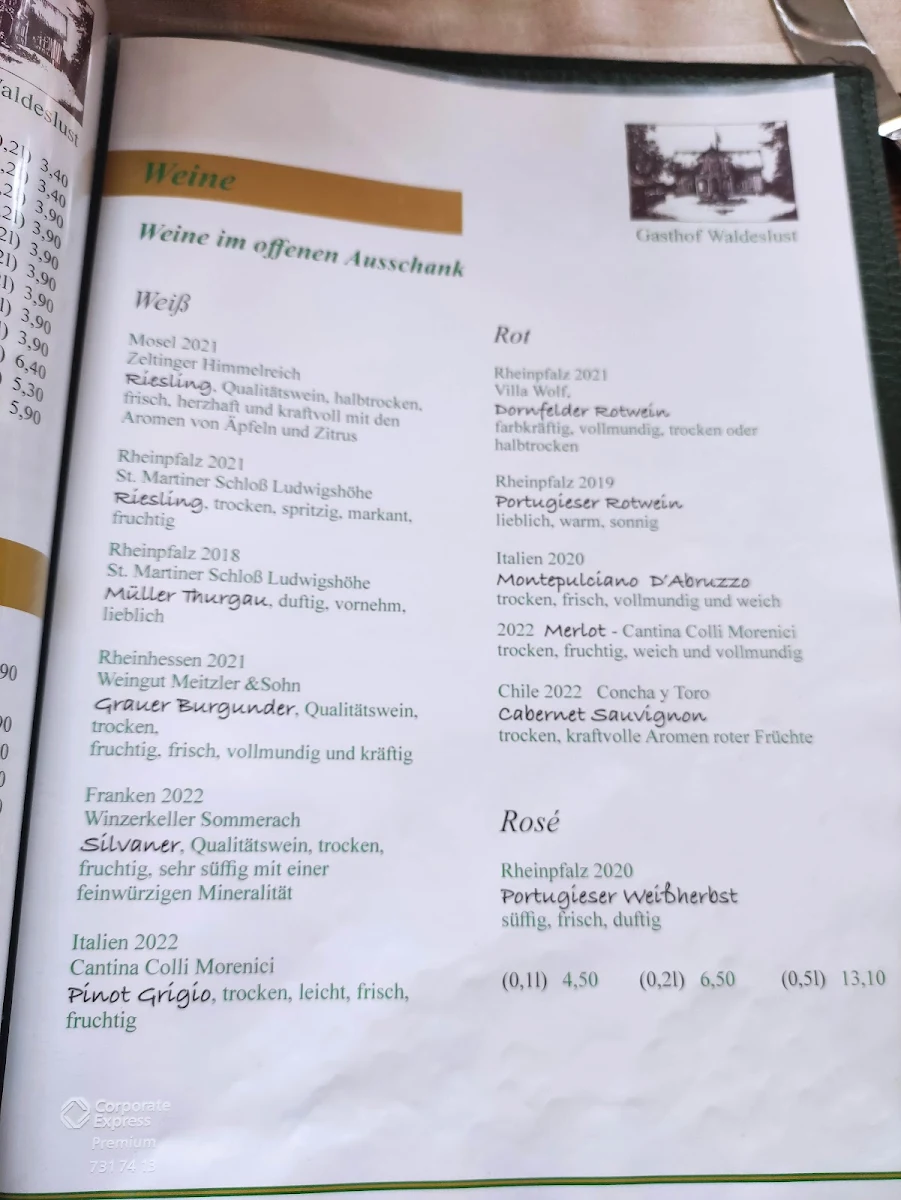 Speisekarte photo 5