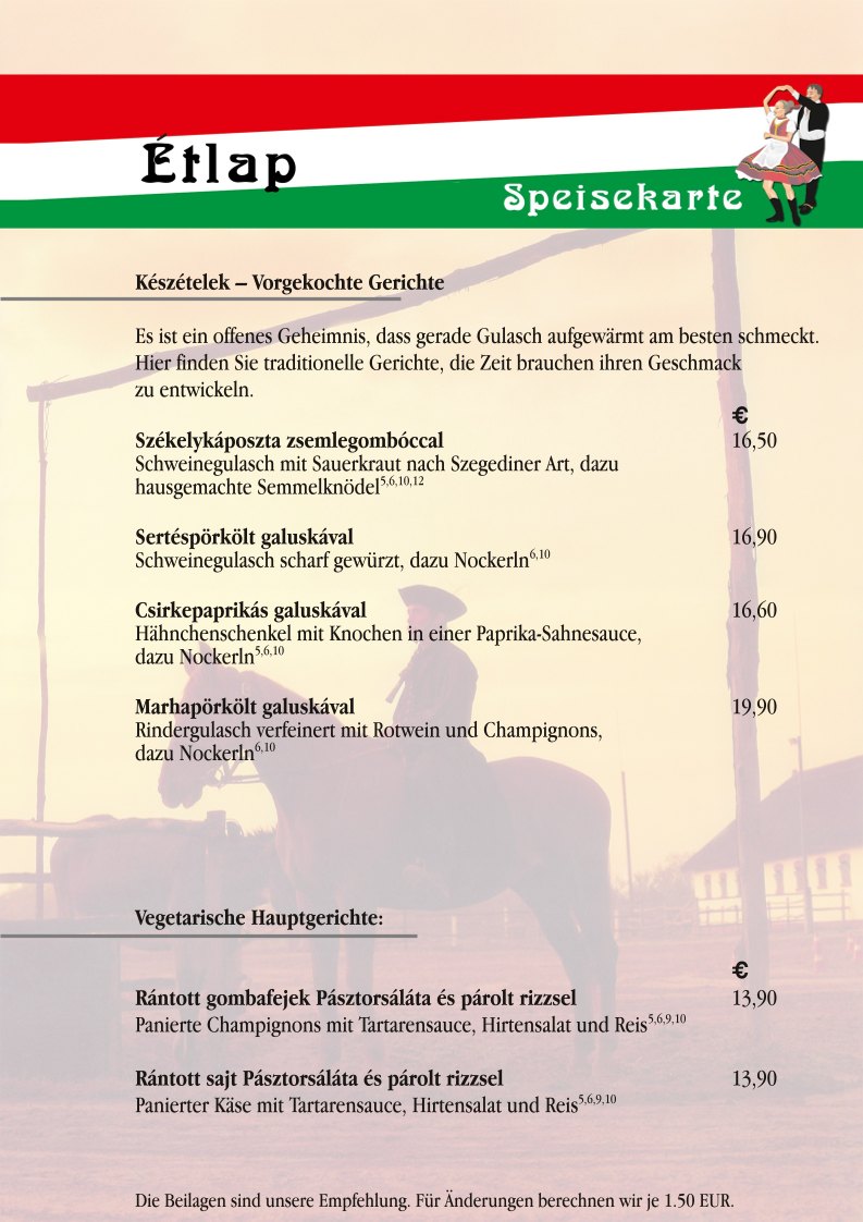 Speisekarte photo 3