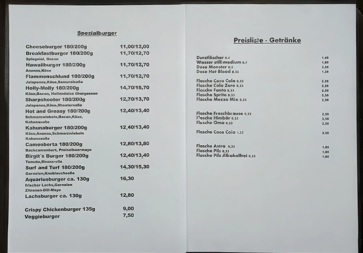 Speisekarte photo 3
