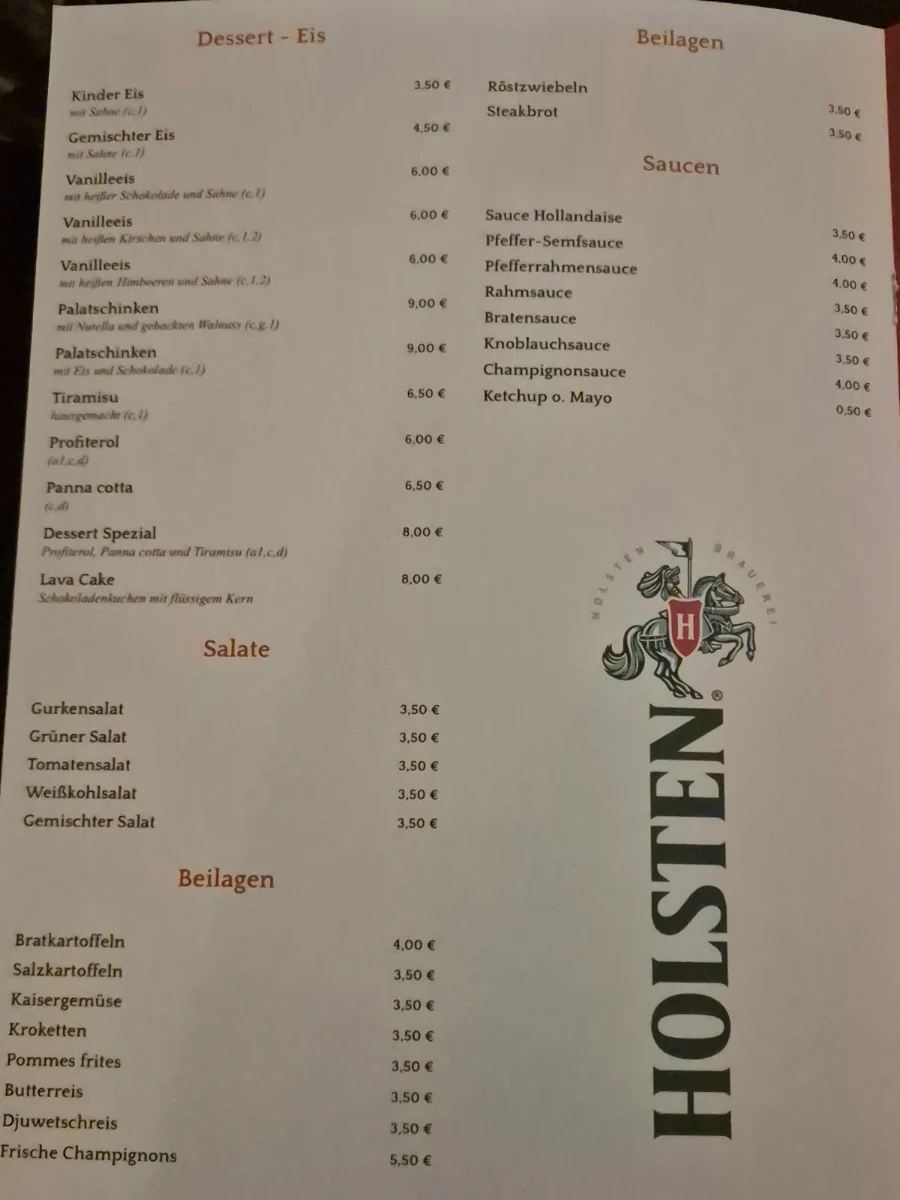 Speisekarte photo 2