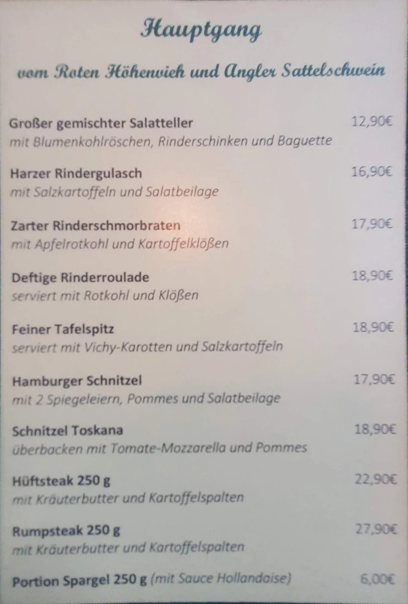 Speisekarte photo 6