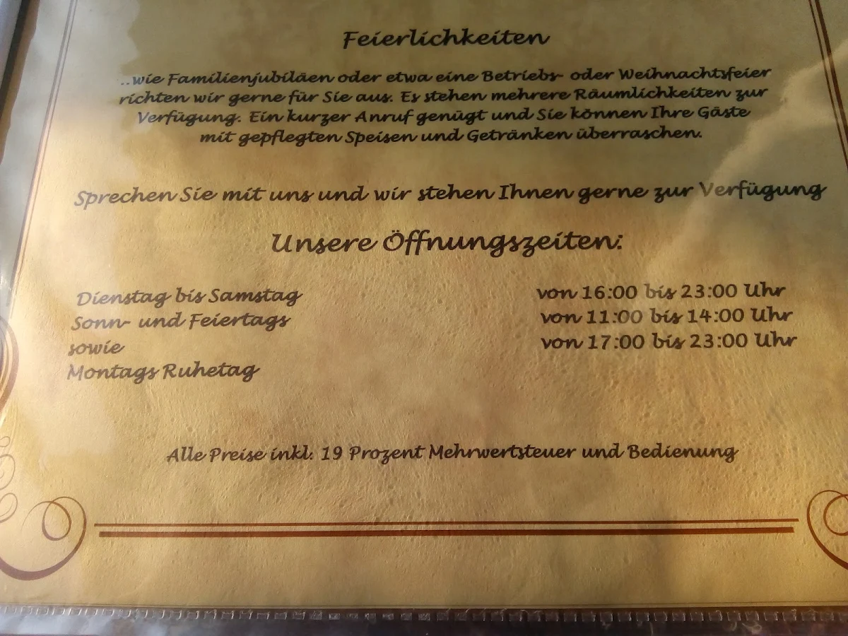 Speisekarte photo 2