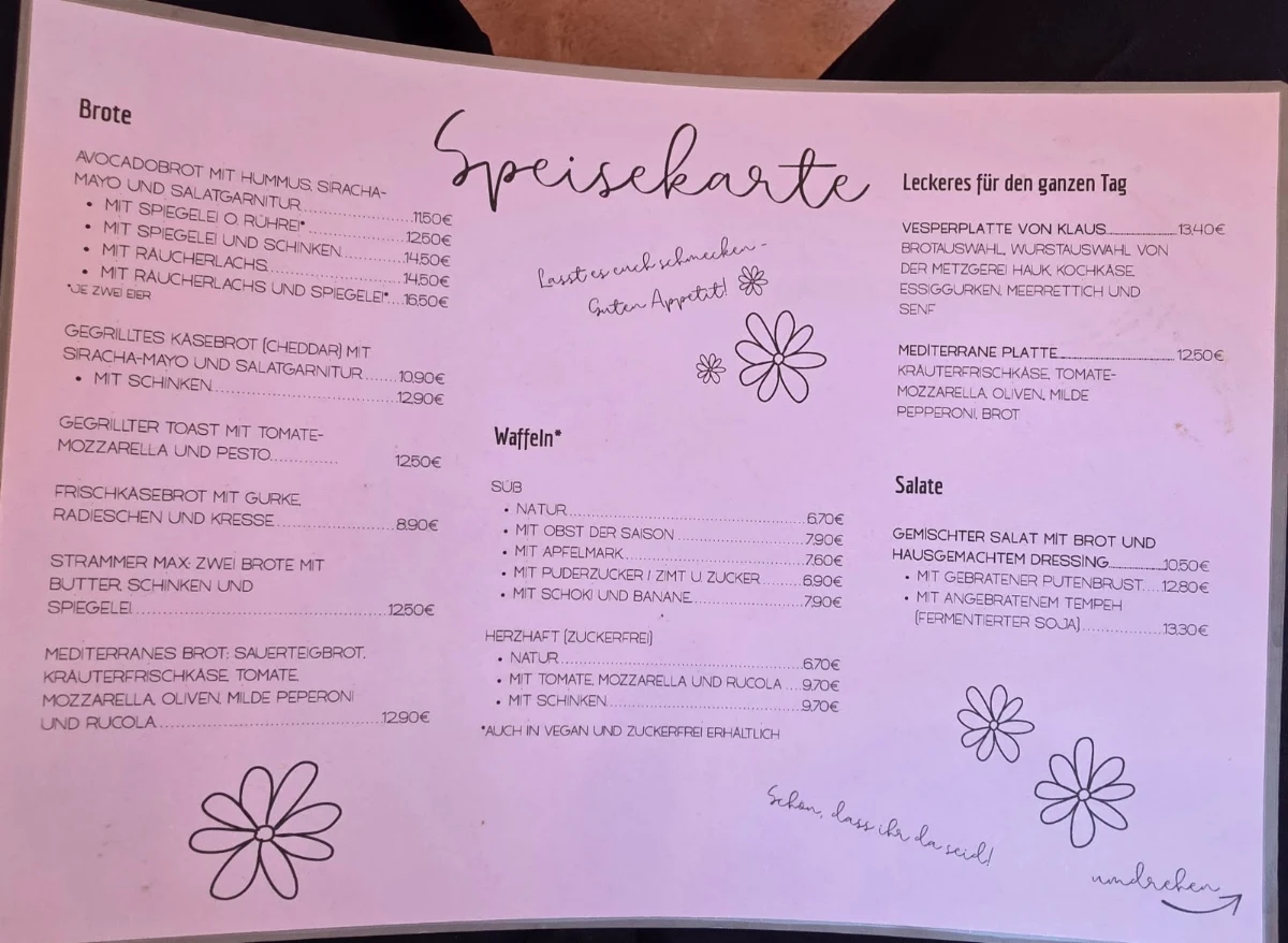 Speisekarte photo 5