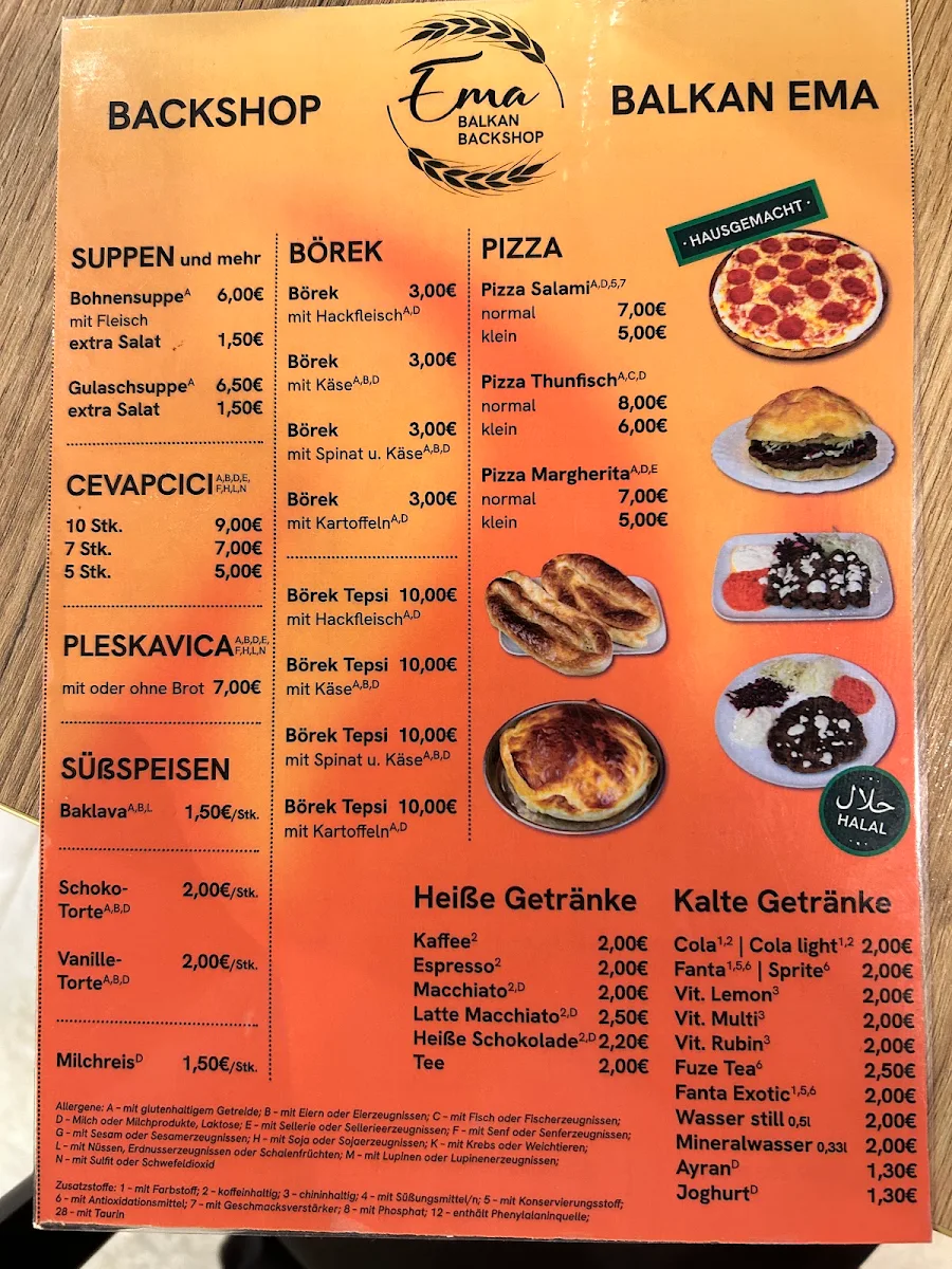 Speisekarte photo 1