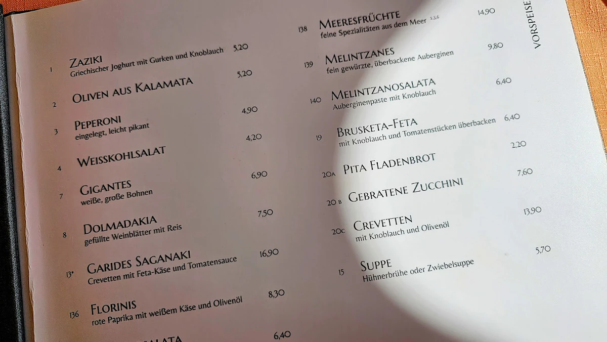 Speisekarte photo 4