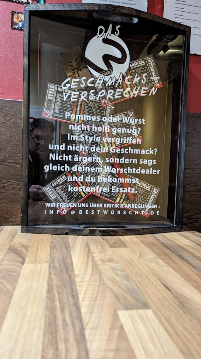 Speisekarte, Best Worscht in Town