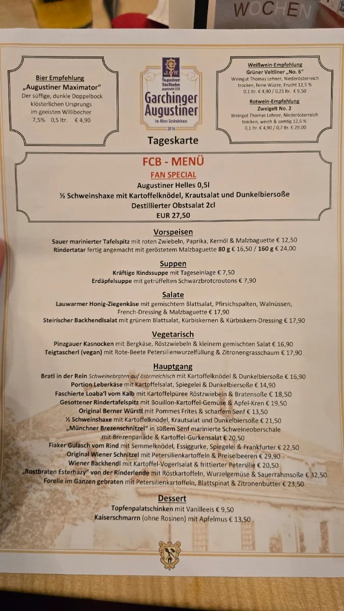 Speisekarte photo 2