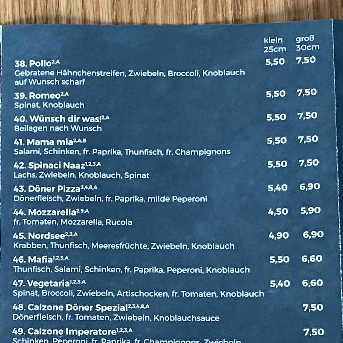 Speisekarte photo 10